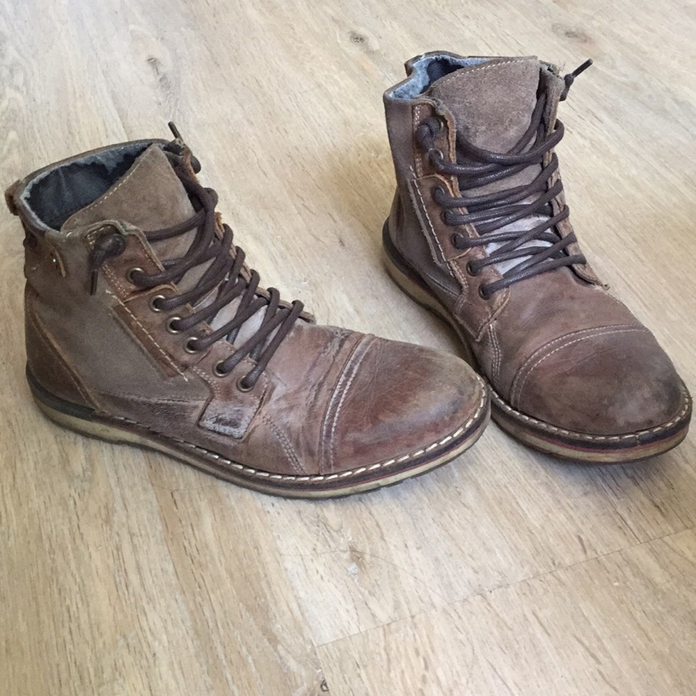 Leather Steve Madden Boots